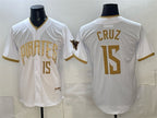 Pittsburgh Pirates #15 Oswin Appollis White MWATKINS 2026 City Connect Stadium Stitched Jersey