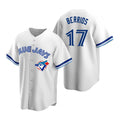 Toronto Blue Jays #17 Jose Berrios White MWATKINS Cooperstown Collection Jersey