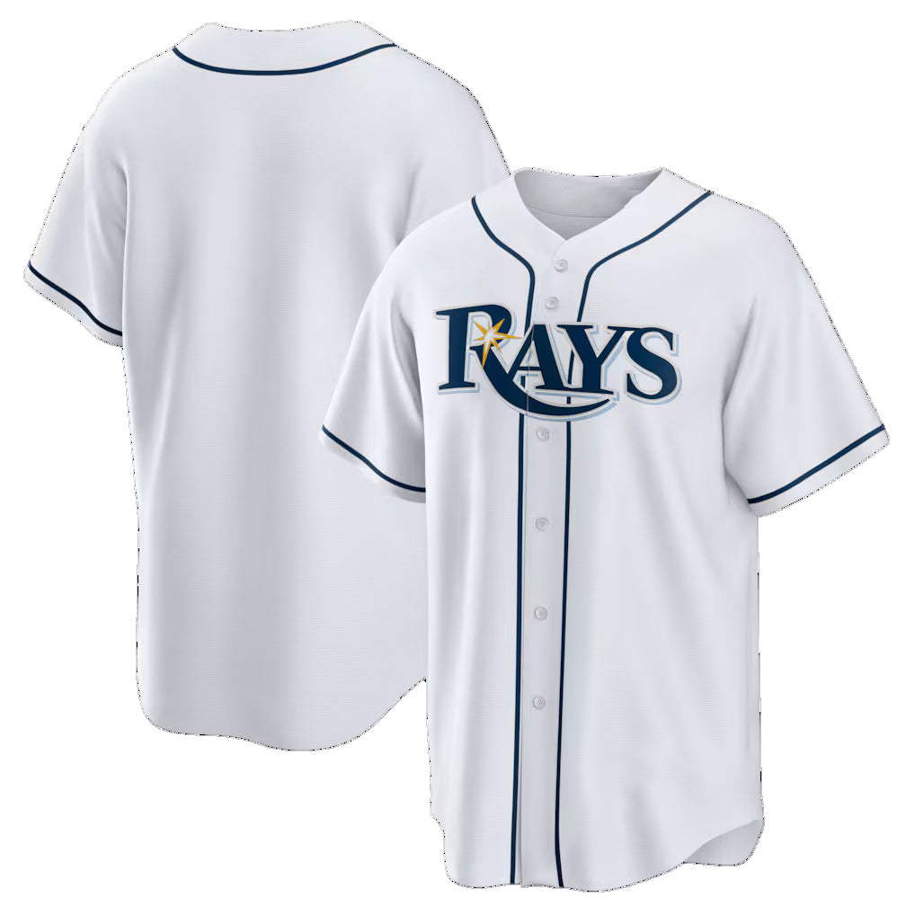 Tampa Bay Rays White MWATKINS Home Big & Tall Replica Jersey