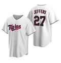 Minnesota Twins #27 Ryan Jeffers White MWATKINS Cool Base Stitched Jersey