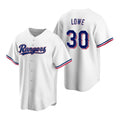 Texas Rangers #30 Nathaniel Lowe White MWATKINS Cool Base Stitched Jersey
