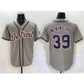 Detroit Tigers #39 Zach McKinstry Gray MWATKINS Cool Base Stitched Jersey
