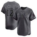 New York Mets #12 Francisco Lindor Gray MWATKINS City Connect Limited Player Jersey