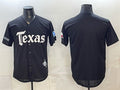 Texas Rangers Blank Black MWATKINS Gothic Mexico 2025 Vapor Premier Limited Stitched Jersey