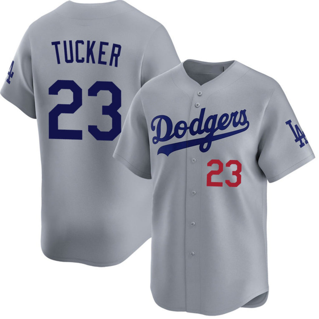 Los Angeles Dodgers #23 Kyle Tucker Gray MWATKINS 2026 Limited Stitched Jersey