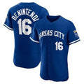 Kansas City Royals #16 Andrew Benintendi Blue MWATKINS Flex Base Stitched Jersey