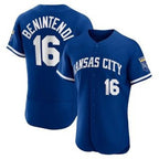 Kansas City Royals #16 Andrew Benintendi Blue MWATKINS Flex Base Stitched Jersey