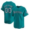 Custom Seattle Mariners Active Player Aqua MWATKINS Alternate Limited Stitched jersey