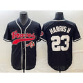 Atlanta Braves #23 Michael Harris II Black MWATKINS Cool Base Stitched Jersey 2