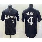 Arizona Diamondbacks #4 Ketel Marte Black MWATKINS Vapor Premier Limited Stitched Jersey