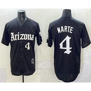 Arizona Diamondbacks #4 Ketel Marte Black MWATKINS Vapor Premier Limited Stitched Jersey