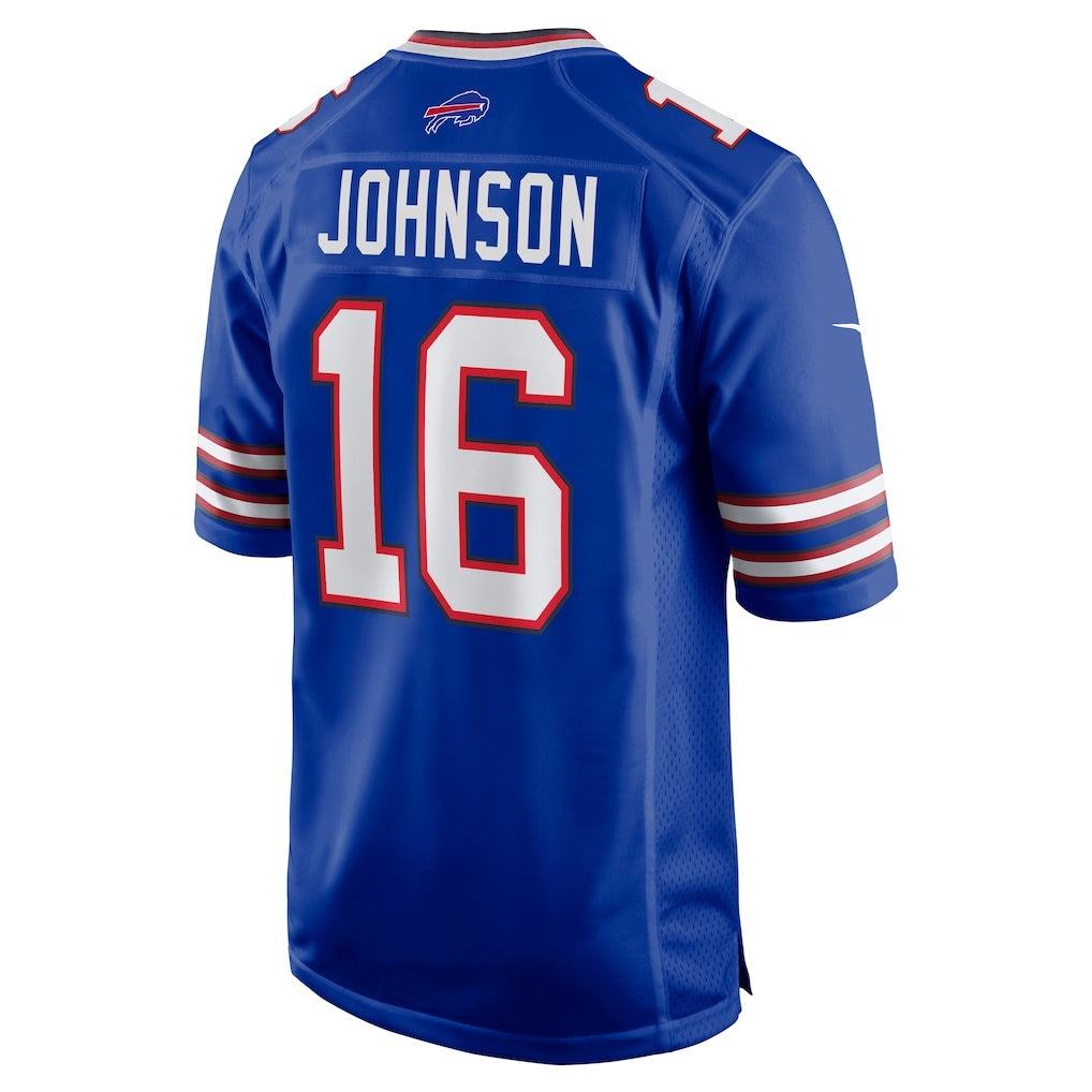 B.Bills #16 Xavier Johnson Royal MWATKINS Game Jersey
