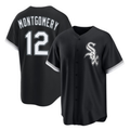 Chicago White Sox #12 Colson Montgomery Black MWATKINS Cool Base Stitched Jersey
