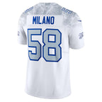 B.Bills #58 Matt Milano White MWATKINS 2025 Rivalries Collection Limited Jersey