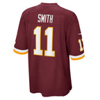 W.Football Team #11 Alex Smith Burgundy MWATKINS Game Player Jersey
