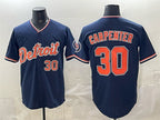 Detroit Tigers #30 Kerry Carpenter Navy MWATKINS 2026 Alternate Vapor Premier Limited Stitched Jersey