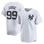 New York Yankees #99 Aaron Judge White MWATKINS Home Limited Player Jerseys