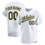 Custom Oakland Athletics White MWATKINS Home Limited Jersey