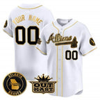 Custom Atlanta Braves Atliens Vapor Premier Limited Jersey ¨C White MWATKINS