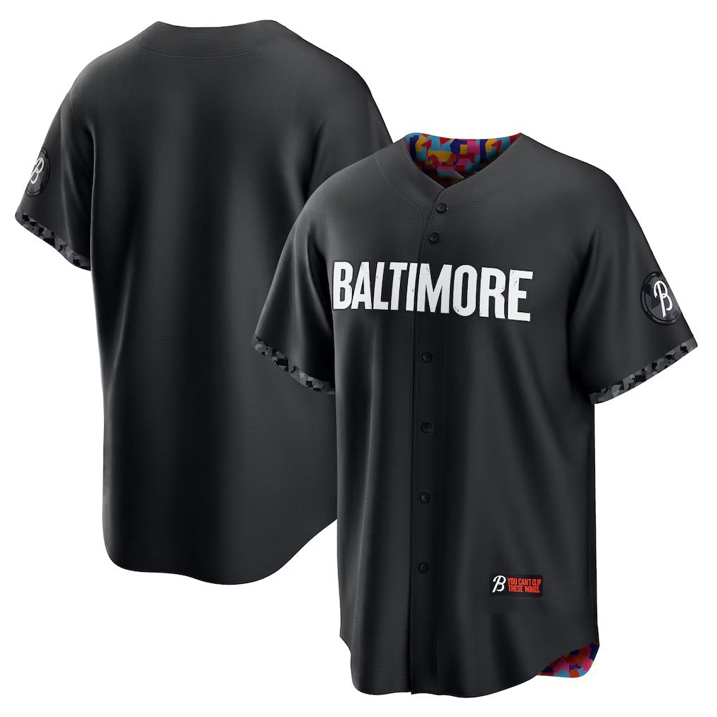 Baltimore Orioles Black MWATKINS City Connect Replica Jersey