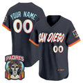 Custom San Diego Padres Obsidian MWATKINS 2026 City Connect Stadium Stitched Jersey