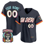 Custom San Diego Padres Obsidian MWATKINS 2026 City Connect Stadium Stitched Jersey