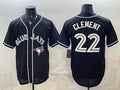 Toronto Blue Jays #22 Ernie Clement 2026 Fashion Replica Black MWATKINS Out Stitched Jersey
