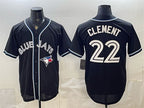 Toronto Blue Jays #22 Ernie Clement 2026 Fashion Replica Black MWATKINS Out Stitched Jersey
