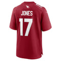 A.Cardinals #17 Zay Jones Cardinal MWATKINS Team Game Jersey
