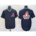 Arizona Diamondbacks Black MWATKINS Team Big Logo Cool Base Stitched Jerseys