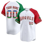 Custom Los Angeles Angels Mexico Vapor Premier Limited Jersey ¨C White MWATKINS