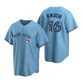 Toronto Blue Jays #16 Yusei Kikuchi Light Blue MWATKINS Cool Base Stitched Jersey