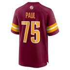 W.Commanders #75 Chris Paul Burgundy MWATKINS Player Game Jersey