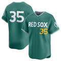 Boston Red Sox #35 Garrett Crochet Green MWATKINS 2025 City Connect Limited Stitched Jersey