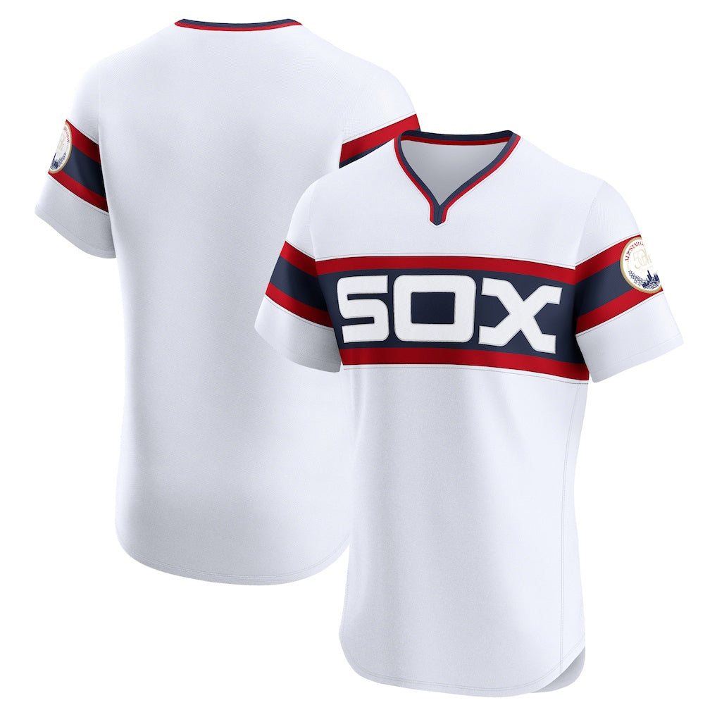 Chicago White Sox White MWATKINS Alternate Vapor Premier Elite Patch Jersey