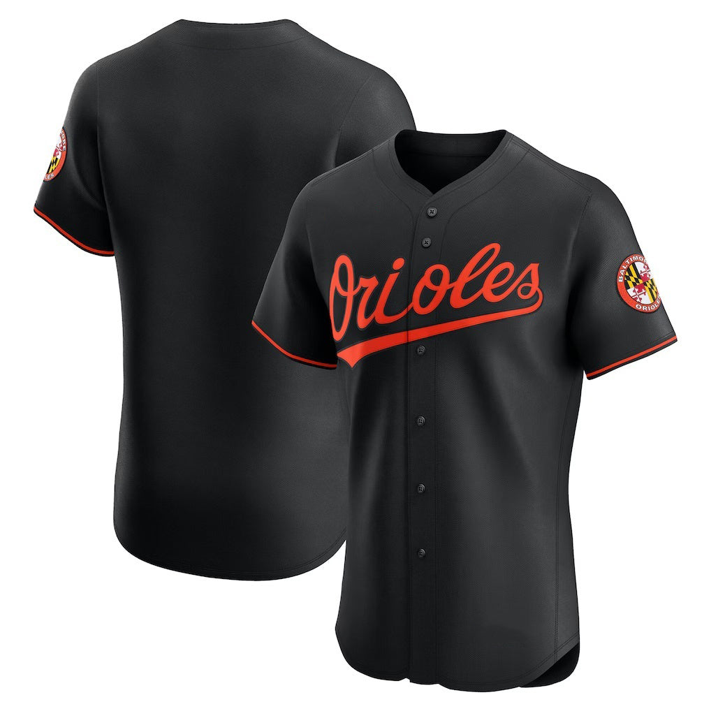 Baltimore Orioles Black MWATKINS Alternate Elite Jersey