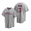 Los Angeles Angels #3 Waylor Ward Grey MWATKINS Cool Base Stitched Jersey