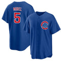 Chicago Cubs #5 Christopher Morel Chicago Blue MWATKINS Cool Base Stitched Jersey