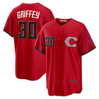 Cincinnati Reds #30 Ken Griffey Jr. Red MWATKINS 2026 City Connect Stadium Jersey