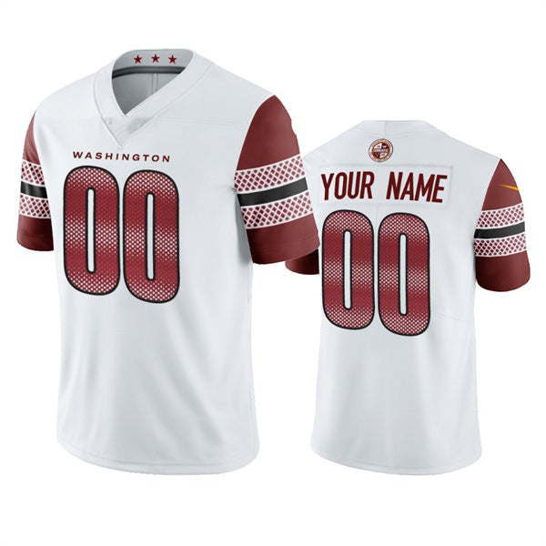 Custom W.Commanders 2022 White MWATKINS Vapor Untouchable Stitched Jersey