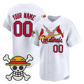 Custom St. Louis Cardinals x One Piece White MWATKINS Vapor Premier Limited Jersey - Stitched