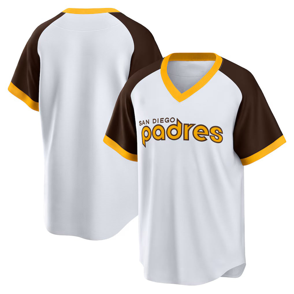San Diego Padres White MWATKINS Home Cooperstown Collection Team Jersey
