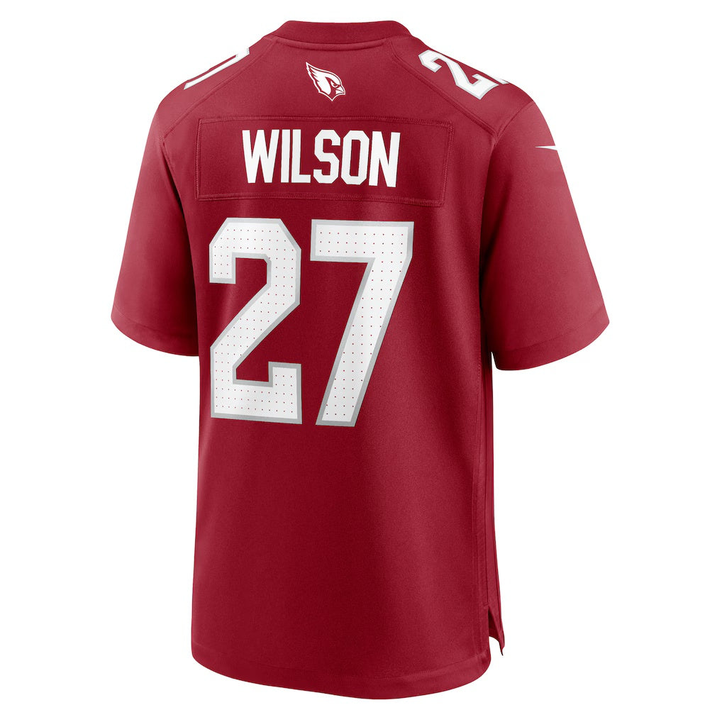 A.Cardinals #27 Divaad Wilson Cardinal MWATKINS Team Game Jersey