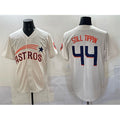 Houston Astros #44 Still Tippin Cream MWATKINS Throwback Cooperstown Collection Limited Stitched Jersey