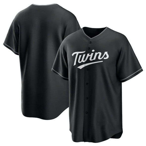 Minnesota Twins Blank Black MWATKINS Lights Out Limited Stitched Jersey