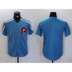 Philadelphia Phillies Blank Blue MWATKINS Cool Base Stitched Jersey