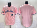 Toronto Blue Jays Blank Pink MWATKINS 50 Seasons Patch Stitched Jersey