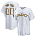 Custom Colorado Rockies Active Player White MWATKINS 2022 All-Star Cool Base Stitched Jersey