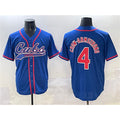 Chicago Cubs #4 Pete Crow-Armstrong Royal MWATKINS Cool Base Stitched Jersey