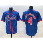 Chicago Cubs #4 Pete Crow-Armstrong Royal MWATKINS Cool Base Stitched Jersey